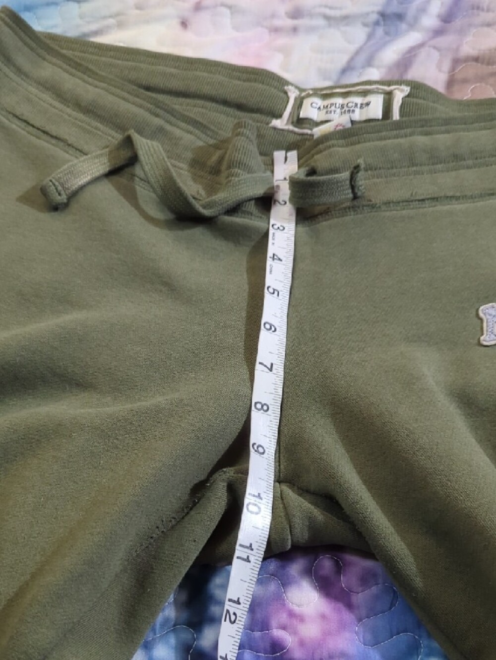 Campus Crew Michigan State Olive Green Jogger Sweatpants – Women’s Large - Picture 10 of 16